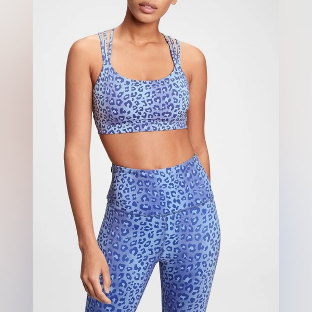 Gapfit Eclipse Medium Support Strappy Sports Bra,… - image 1